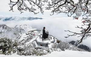 被白雪覆蓋的城市 – 沙壩