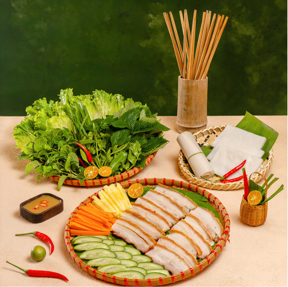 峴港米紙捲 (Banh Trang Cuon Thit Heo)