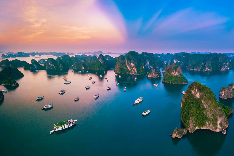 探索下龍灣行程世界自然奇觀之美之旅