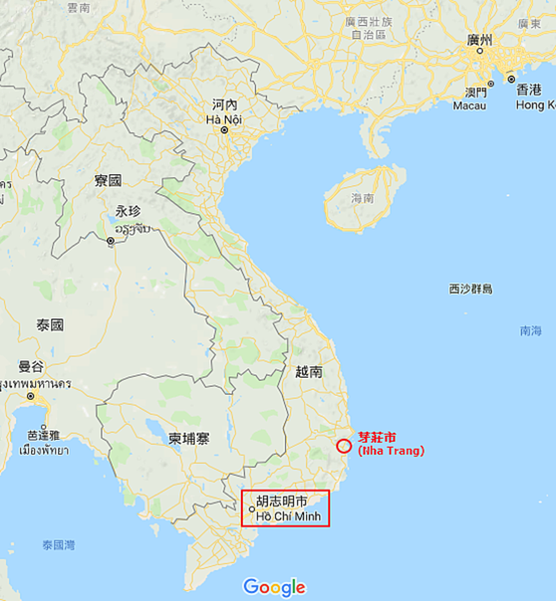 芽莊在哪裡?