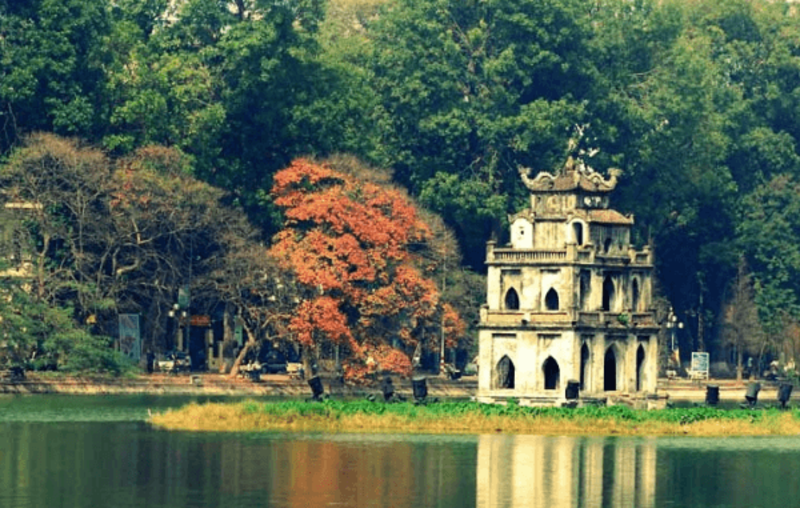 还剑湖(Hoàn Kiếm Lake)
