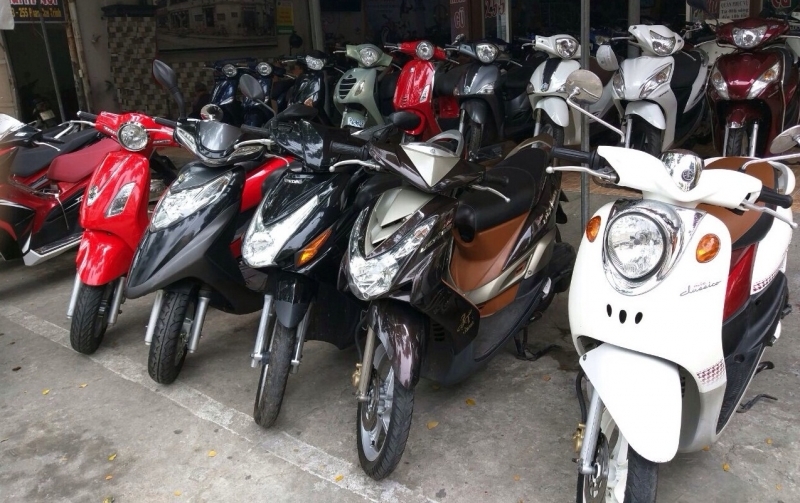 使用摩托車作為交通工具