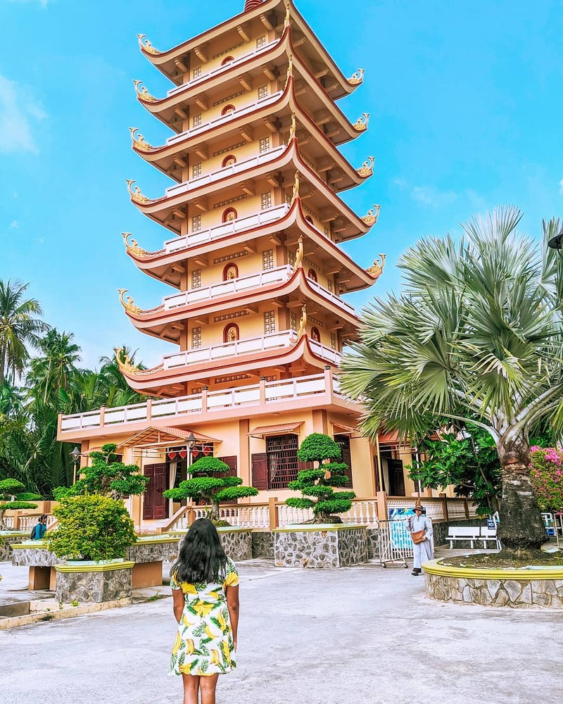 永長寺園區內的七層塔