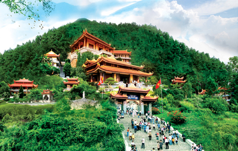 西天竹林禪院 —— 永福省如同古裝劇中的仙境畫面。