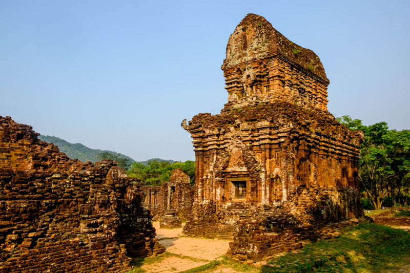 美山聖地是廣南兩處被聯合國教科文組織列入世界文化遺產的名勝之一