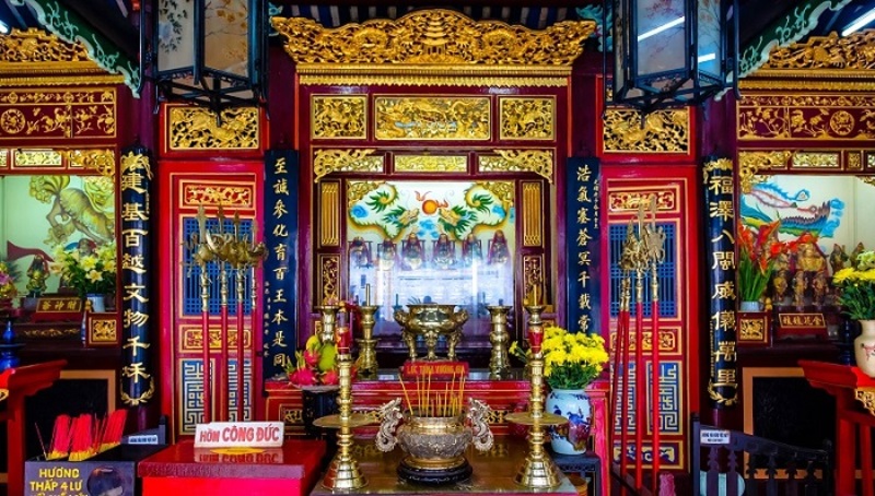 福建會館建於16世紀，坐落於會安陳富街46號。