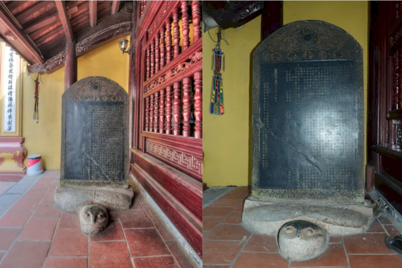 鎮國寺最珍貴的石碑記載了1639年寺廟的大規模修復歷史。