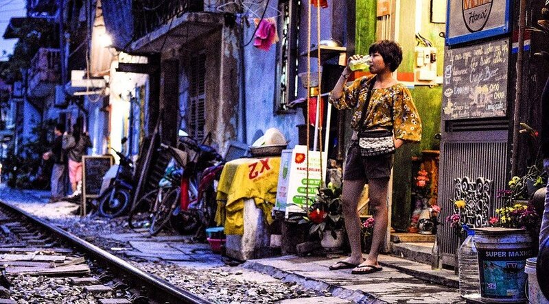 The Railway Hanoi 咖啡館。