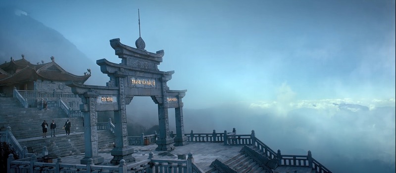 三關門 — 青雲得路 — 是通往番西邦峰天際的門戶。