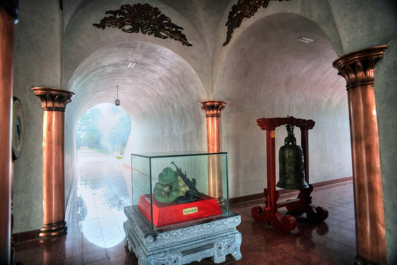 展示於廣治古城博物館內的昔日戰士行裝