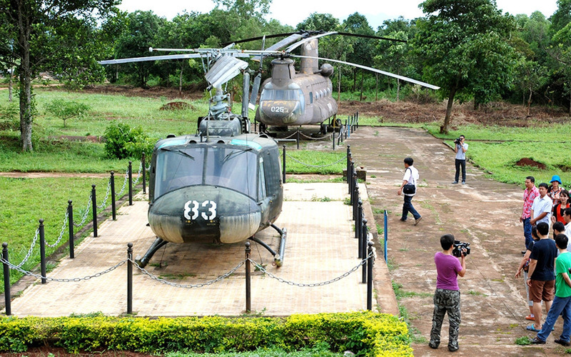 克山基地遺址，昔日的激烈戰場。