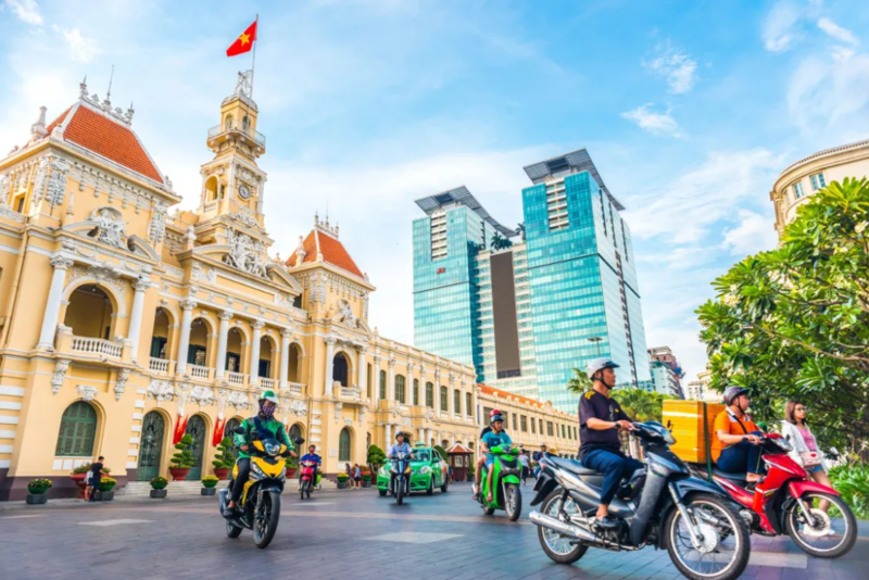 胡志明市是越南最熱鬧的都市之一