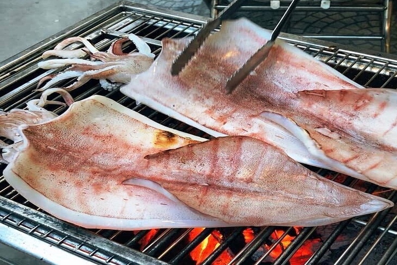 一曬魷魚