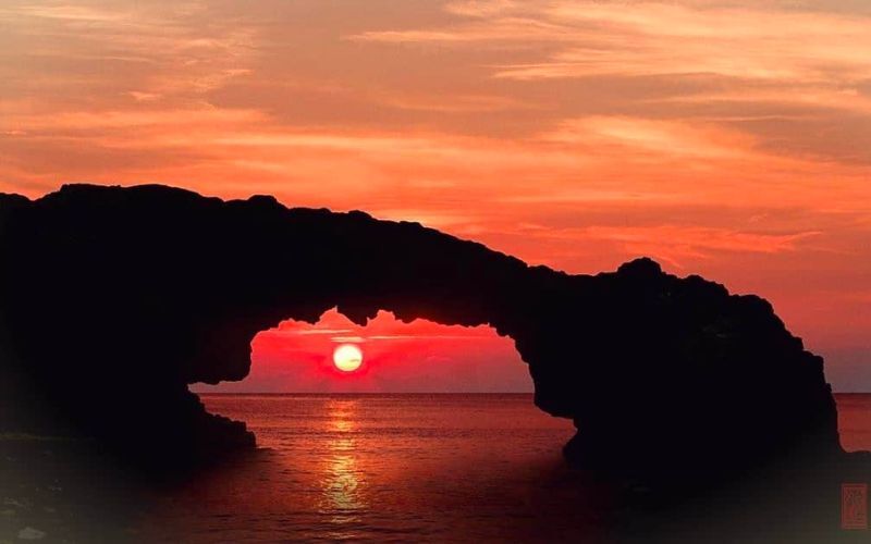 此地的夕陽景色美得令人屏息。