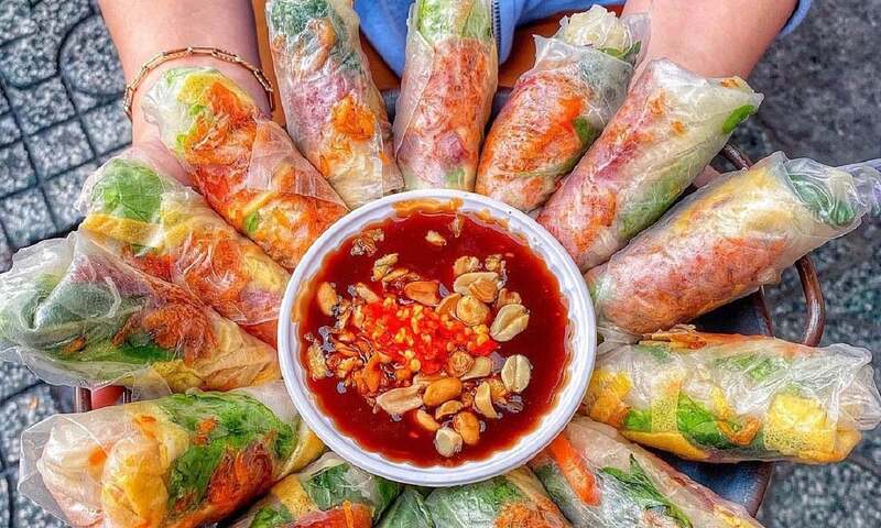 西貢薄餅捲，越吃越上癮