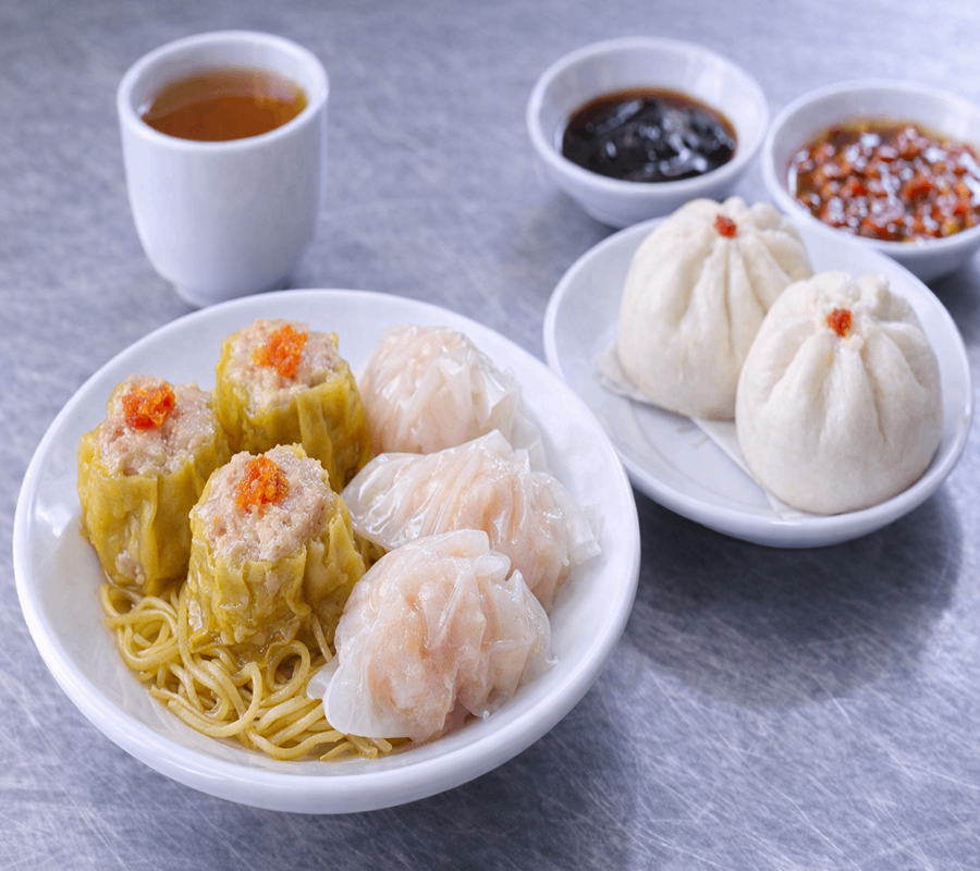 燒賣、蝦餃、包子