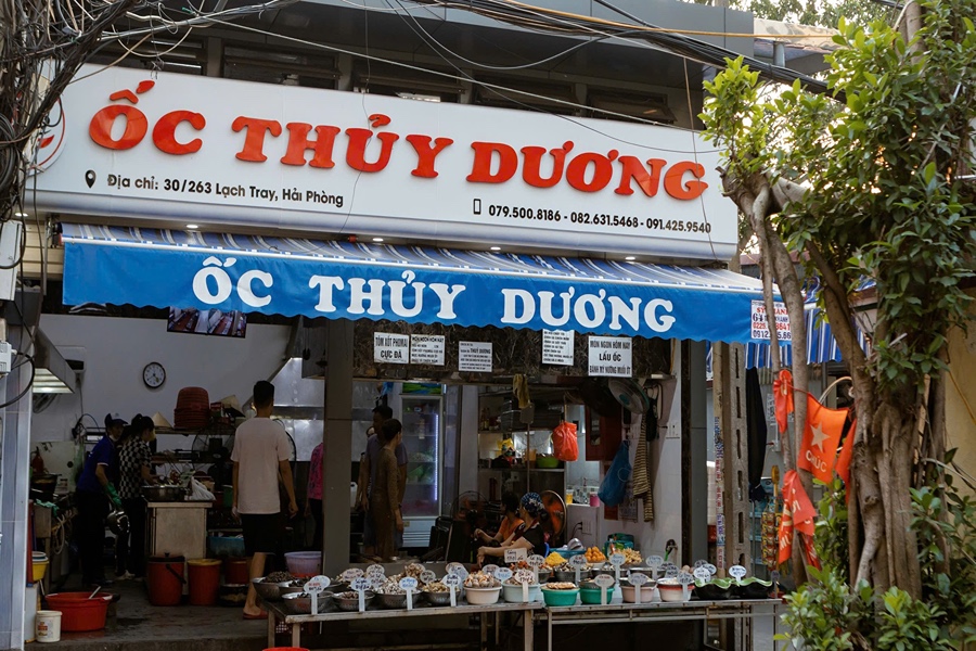 水楊螺類料理（Ốc Thủy Dương）